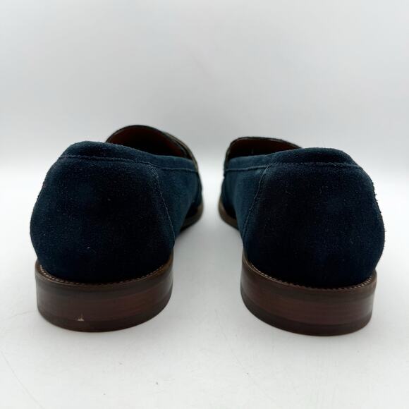 Florsheim Mens Rucci Penny Loafers US 11 M Navy Suede Slip On GUC main image 11